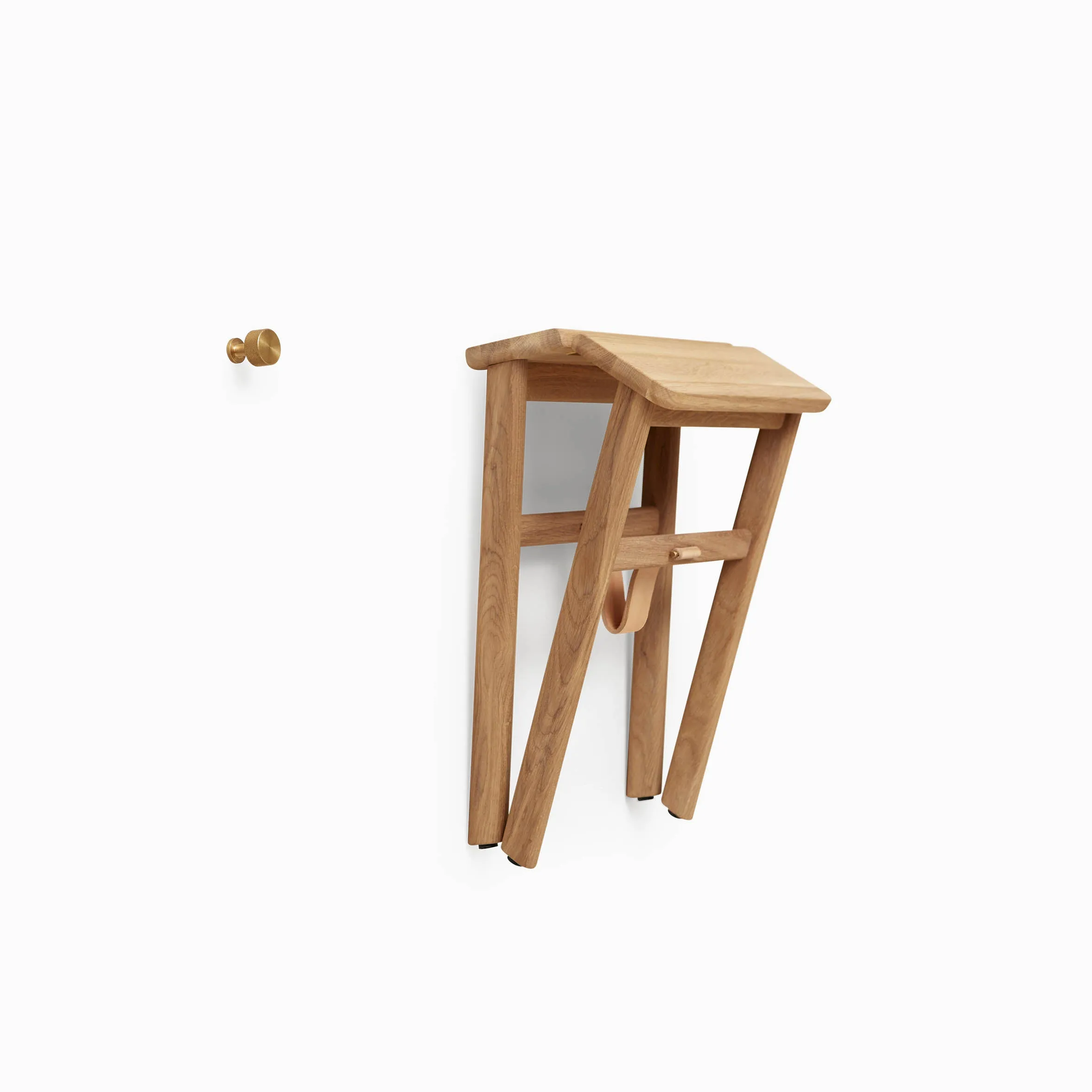 Form & Refine Angle Foldable Stool - Oak