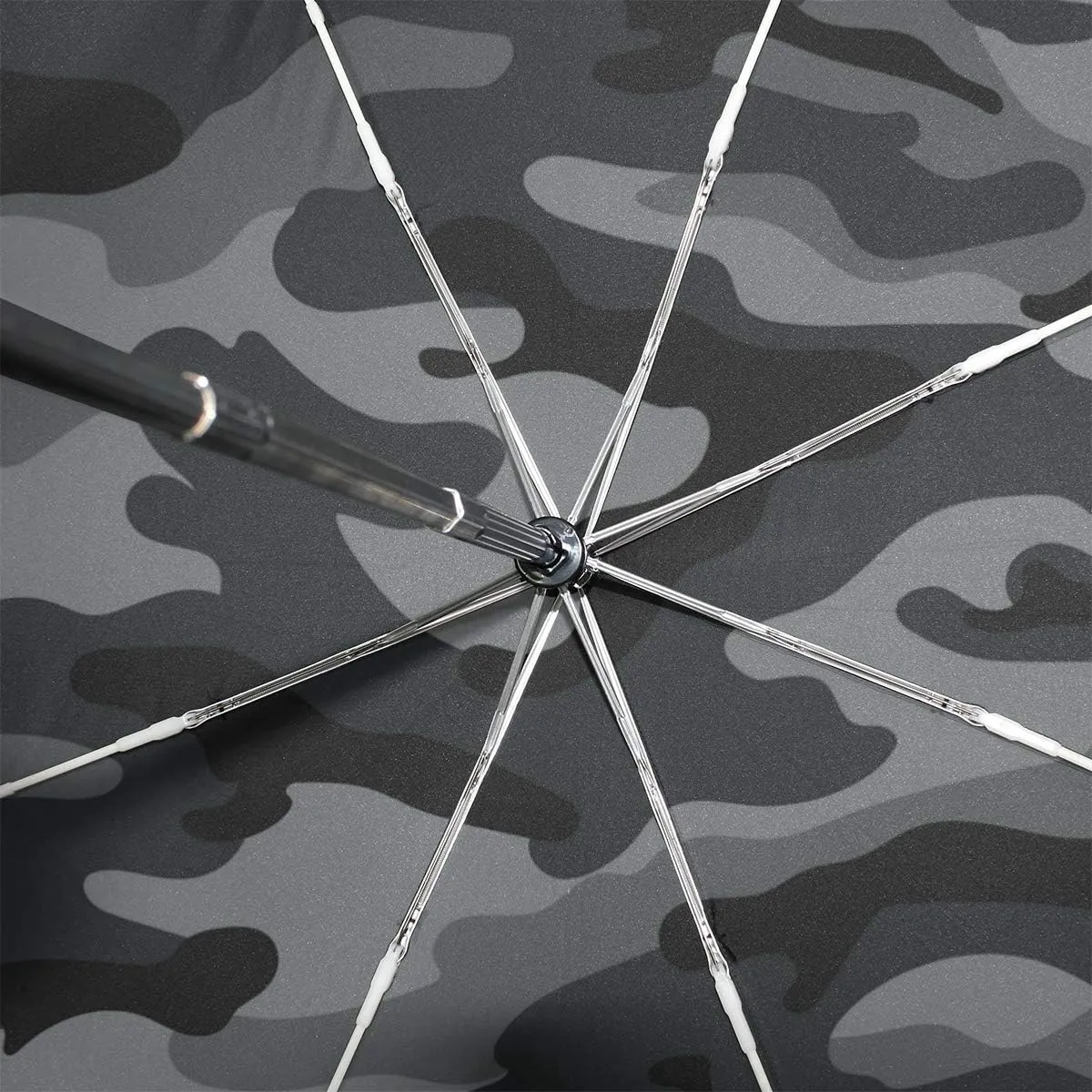 FORMRS Zebra Stripe Umbrella, Auto Open Umbrella Compact Folding Sun Rain Protection, Windproof for Kids Women Men