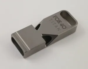 Fox 40 - Titan with Paracord  Metal Clasp, TITANIUM