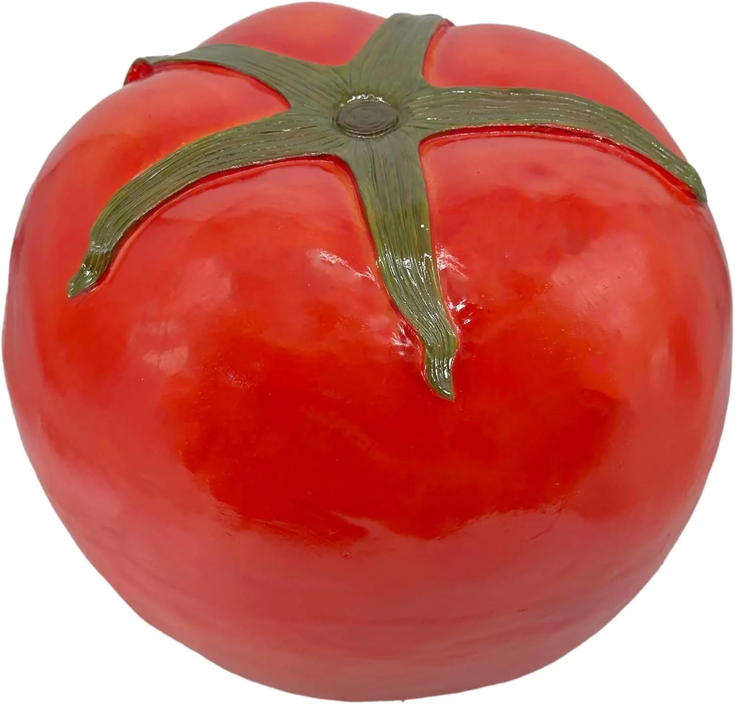Galt International 15" Red Tomato Stool Side Table Home Decor Plant Stand Garden Indoor Outdoor Decorations