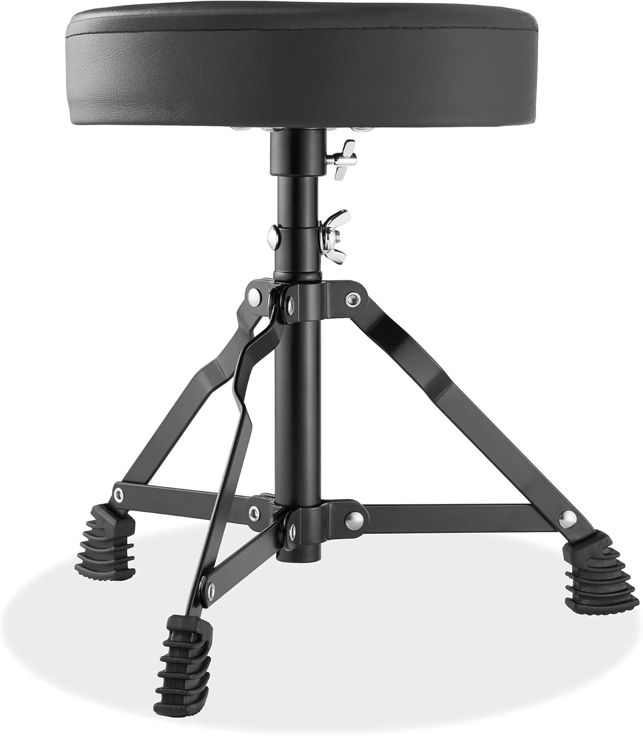 Gammon 3-Piece Junior Drum Set with Throne - Red, Complete Beginner Kit with Bass Drum, Toms, Cymbal, Pedal, and Drumsticks