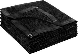 Garden expert 50% Sun Shade Cloth 10x15ft Mesh Tarp with Grommets for Plant Cover Patio Canopy Garden Pergola Greenhouse Car Barn Kennel Black