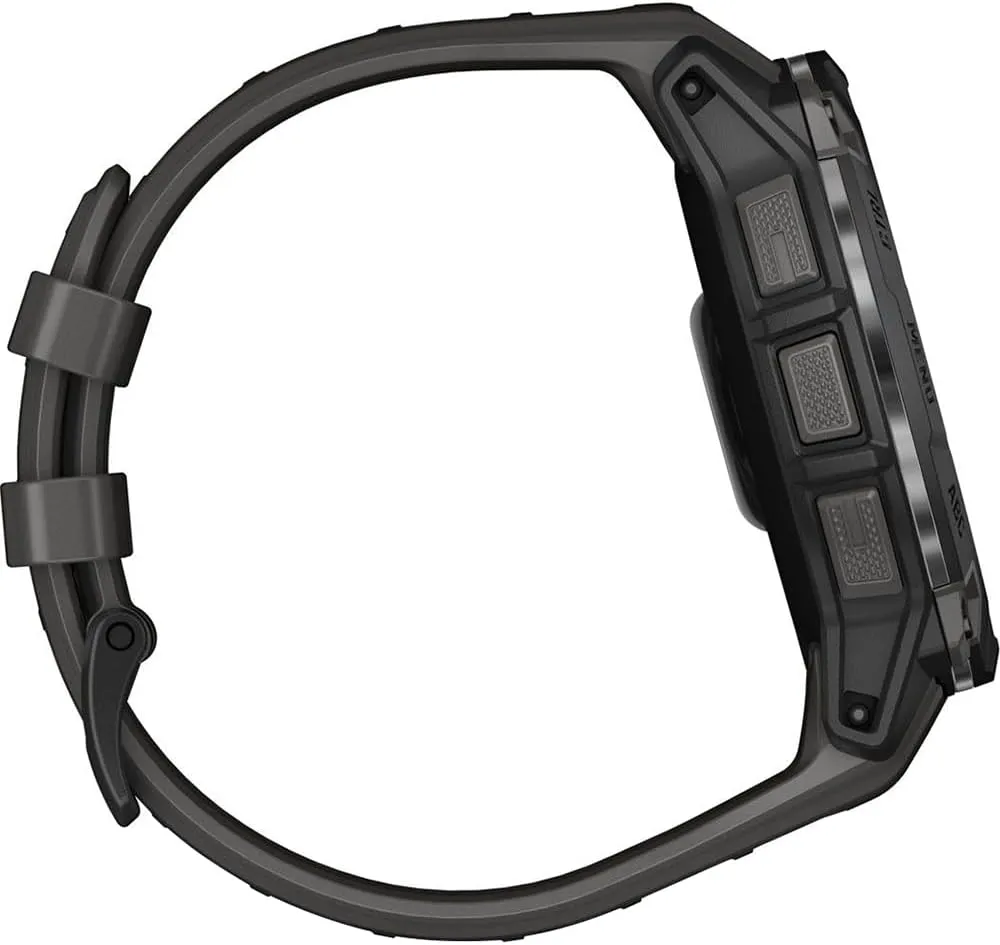 Garmin Instinct 3-50 mm Outdoor GPS Smartwatch, AMOLED, Black with Black Band 010-03020-00 Bundle with Deco Essentials Screen Protector & 2X Tactical Emergency Paracord Bracelet