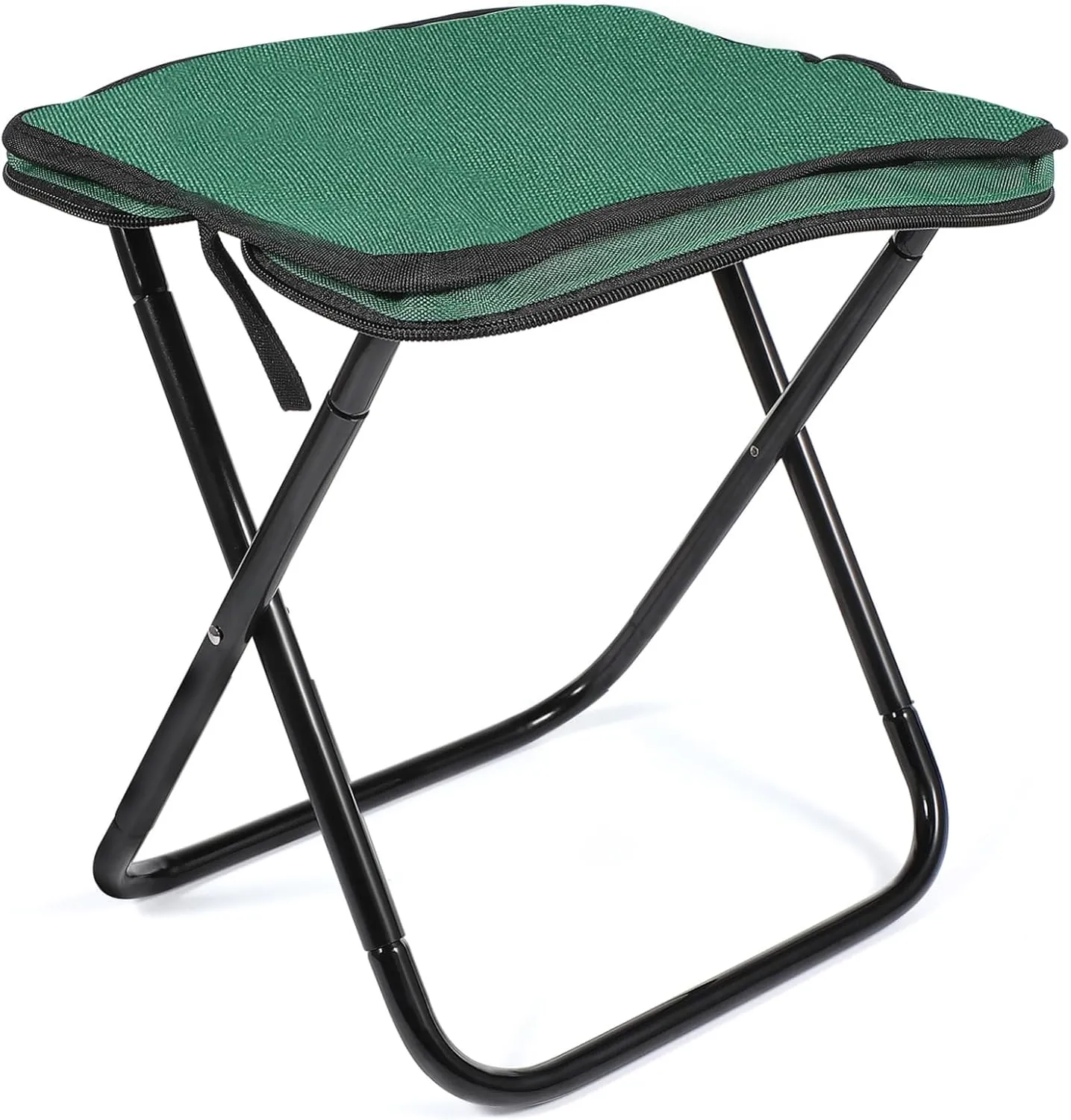 GARVALON Portable Folding Stool for Camping Lightweight Seat Space-Saving Design for Hiking Fishing Gardening Versatile Outdoor Use Easy Setup Compact Travel Foot Stool