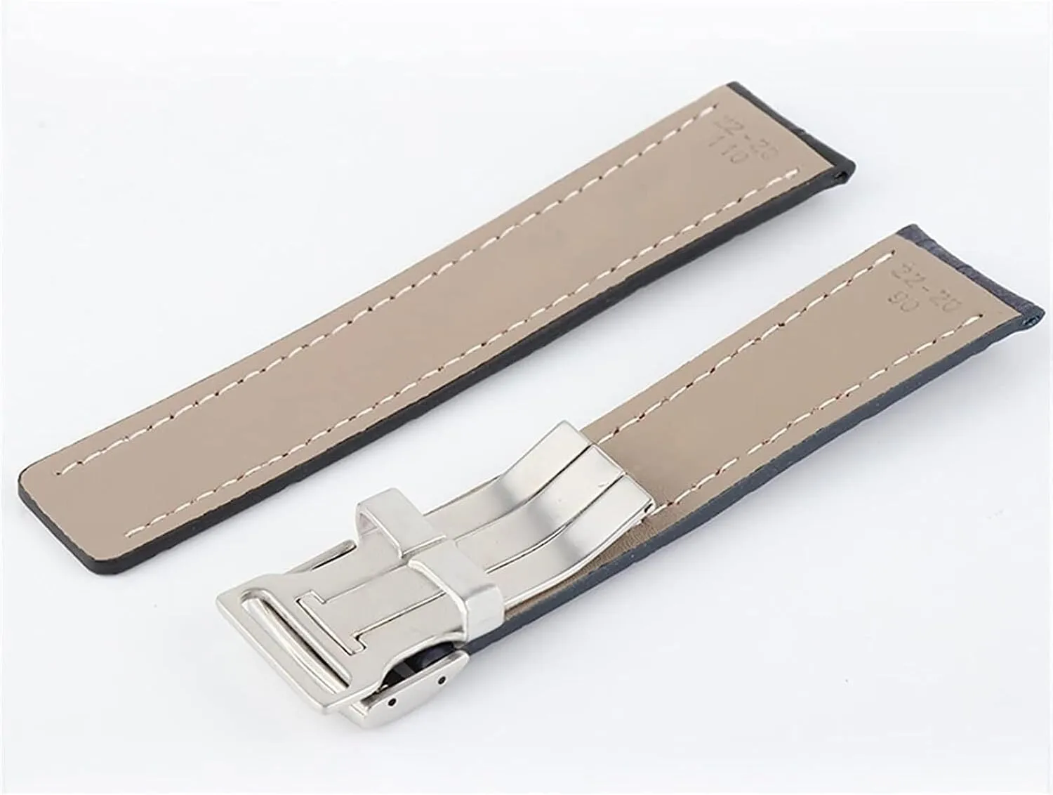 Genuine Leather Watch Band For Breitling Strap Wrist Bracelet With Folding Buckle Replacement Watch Accessories