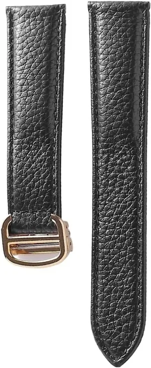 Genuine Leather Watch Band For TANk SOLO Men Lady Strap Bracelet Folding Clasp Belt 17mm 20mm 22mm 23mm 25mm
