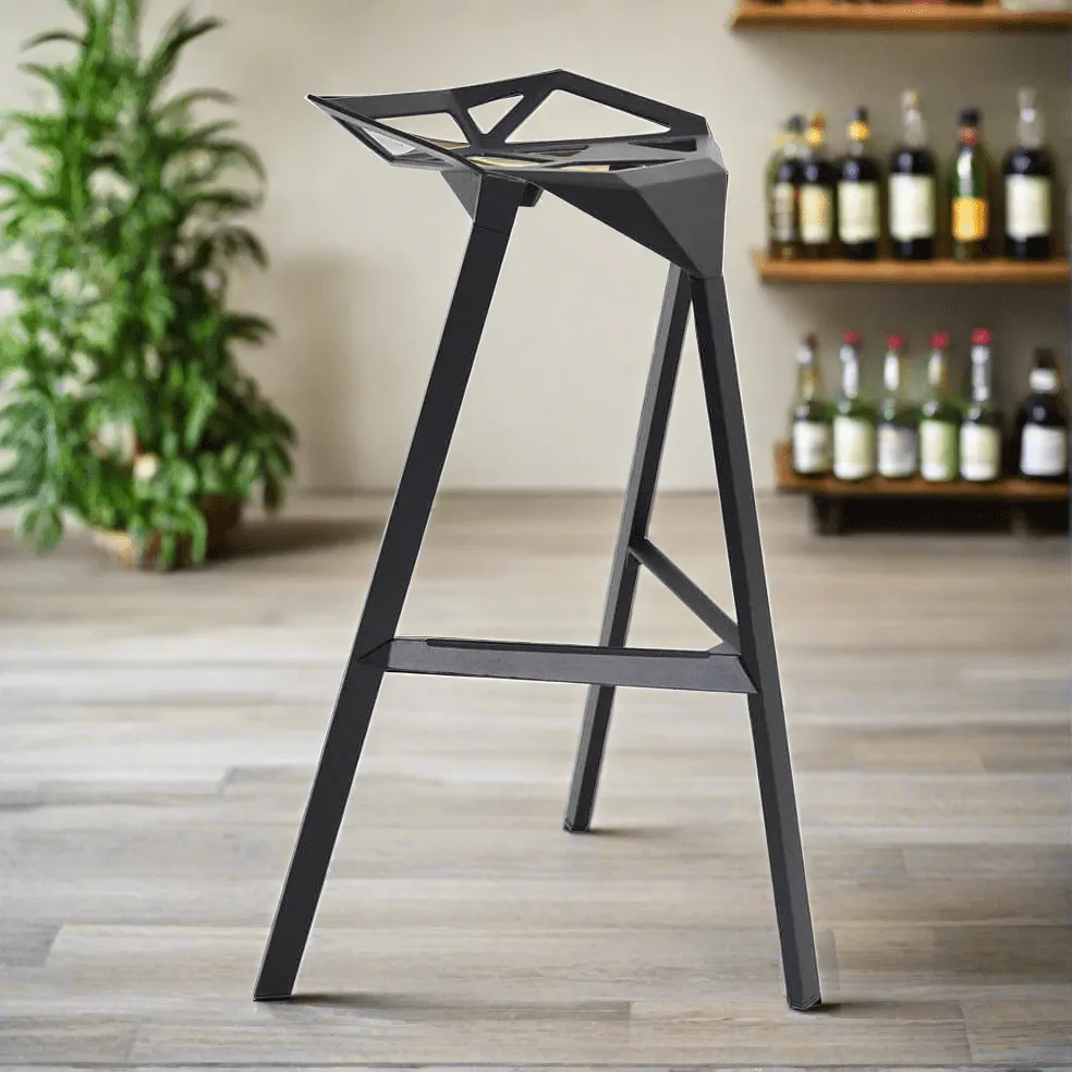 Geo Metal Bar Stool