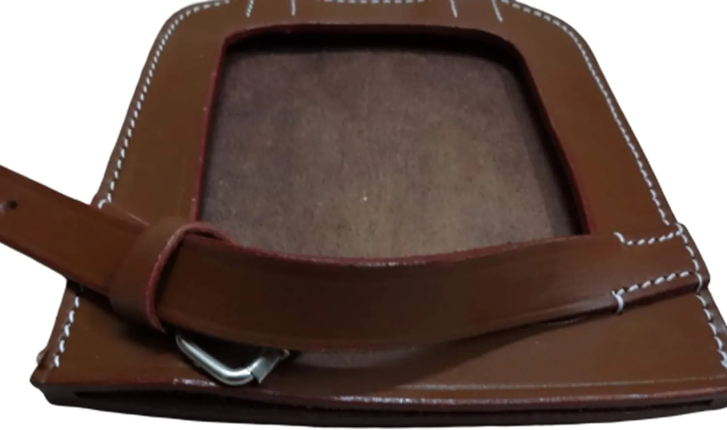 German WWII Entrenching Tool Shovel Leather Cover Mid Brown