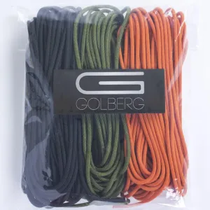 GOLBERG 750lb Paracord/Parachute Cord – Mil-Spec Type IV 750 lb Tensile Strength – Mil-C-5040-H – 100% Nylon