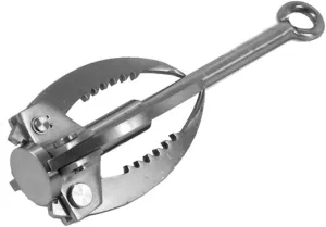 Grappling Hook, Stainless Steel Folding Grappling Hook Rock Climbing Claw Survival Tool Equipment for Outdoor Climbing Hiking,Sports