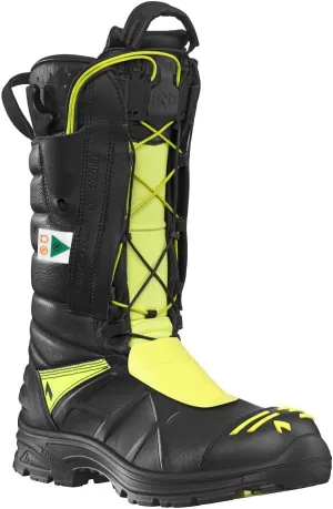HAIX Fire Eagle Xtreme Women's Composite-Toed Lightweight Waterproof Firefighting Boots with Anti-Slip Soles