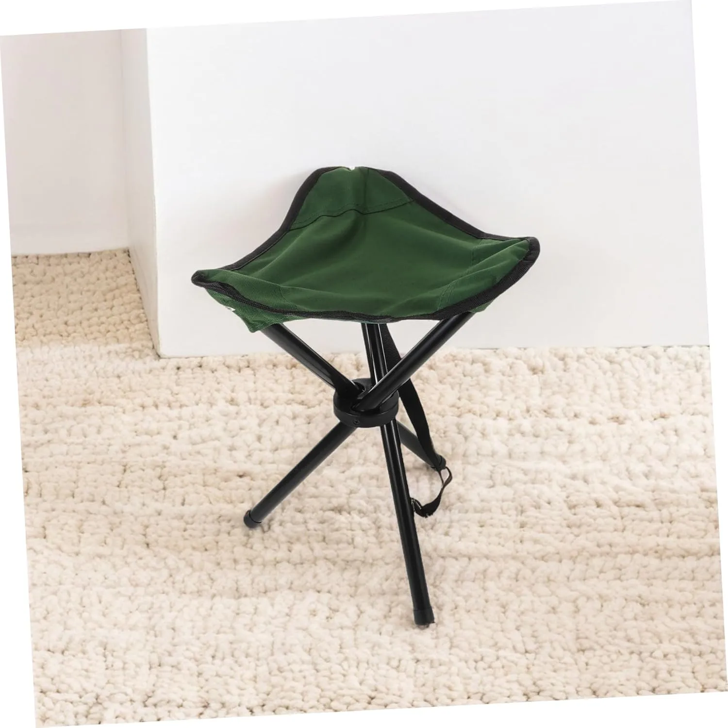 HANABASS Portable Folding Camping Stool Heavy Duty Outdoor Chair for Fishing Hiking Gardening and Beach Lightweight UV and Water Resistant Supports All Ages Multipurpose Design