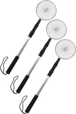 HANABASS Stainless Steel Ice Scoop Set 3pc Beach Multifunction Sifter Mesh Shovel for Shell Portable Outdoor Beach Tool