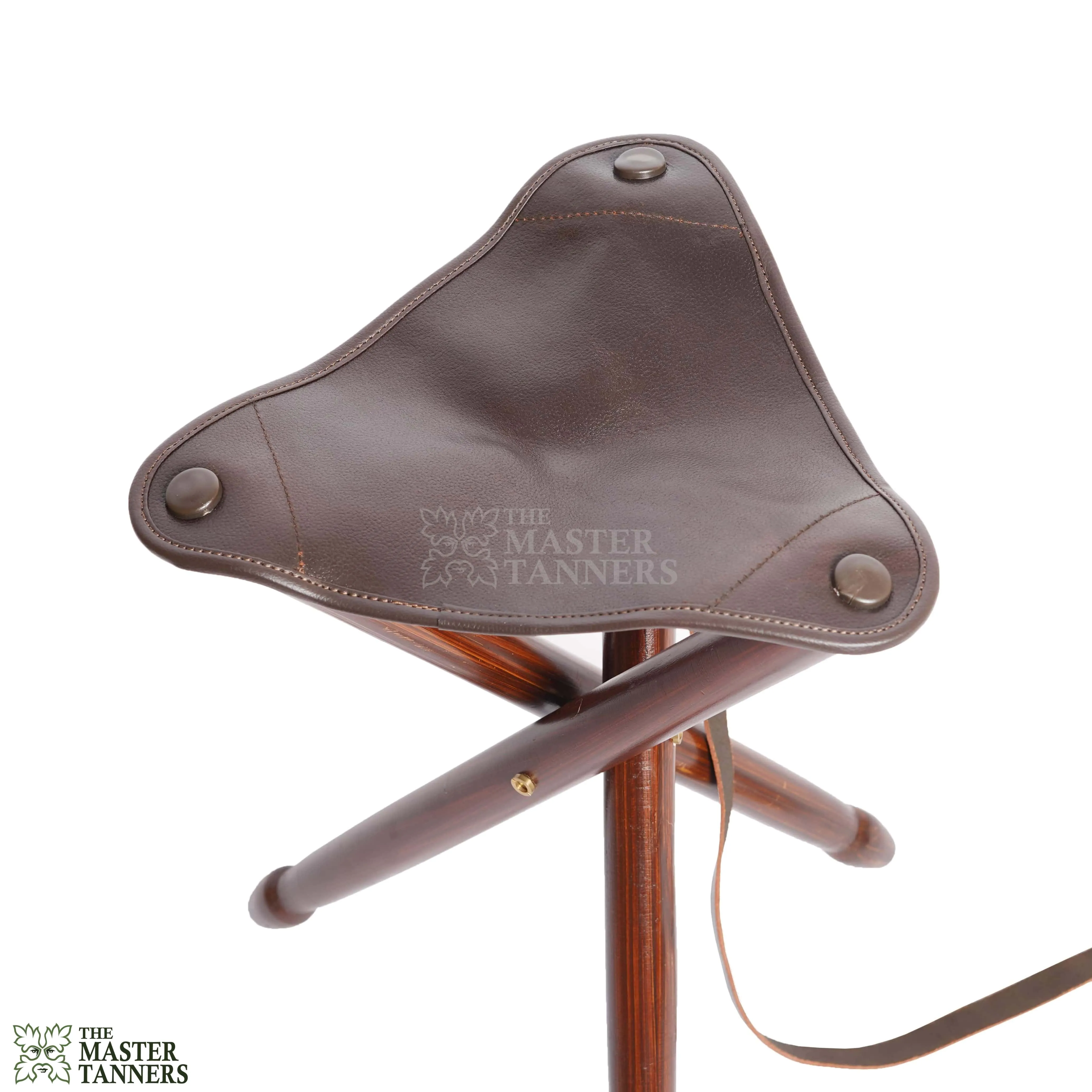 Handcrafted Leather Camp Stool