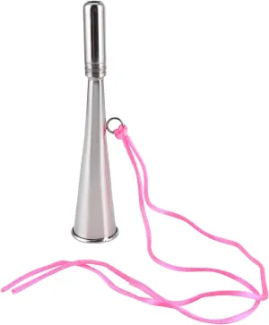 Handheld Foghorn 304 Stainless Steel Horn Marine Hardware for Sailing Yacht Boat Accessory Emergency Backup Signal Safety Equipment Durable