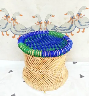 Handmakers Blue Green Mudda stool