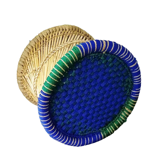 Handmakers Blue Green Mudda stool