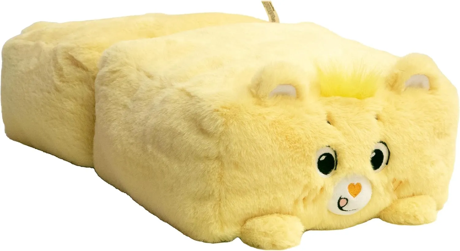 Happy Nappers: Care Bears 10" Pop N' Play Cube - Funshine Bear - Mushmillow Character Unfolds Into A Plush Pillow, Multi-Use, Chair-Footrest