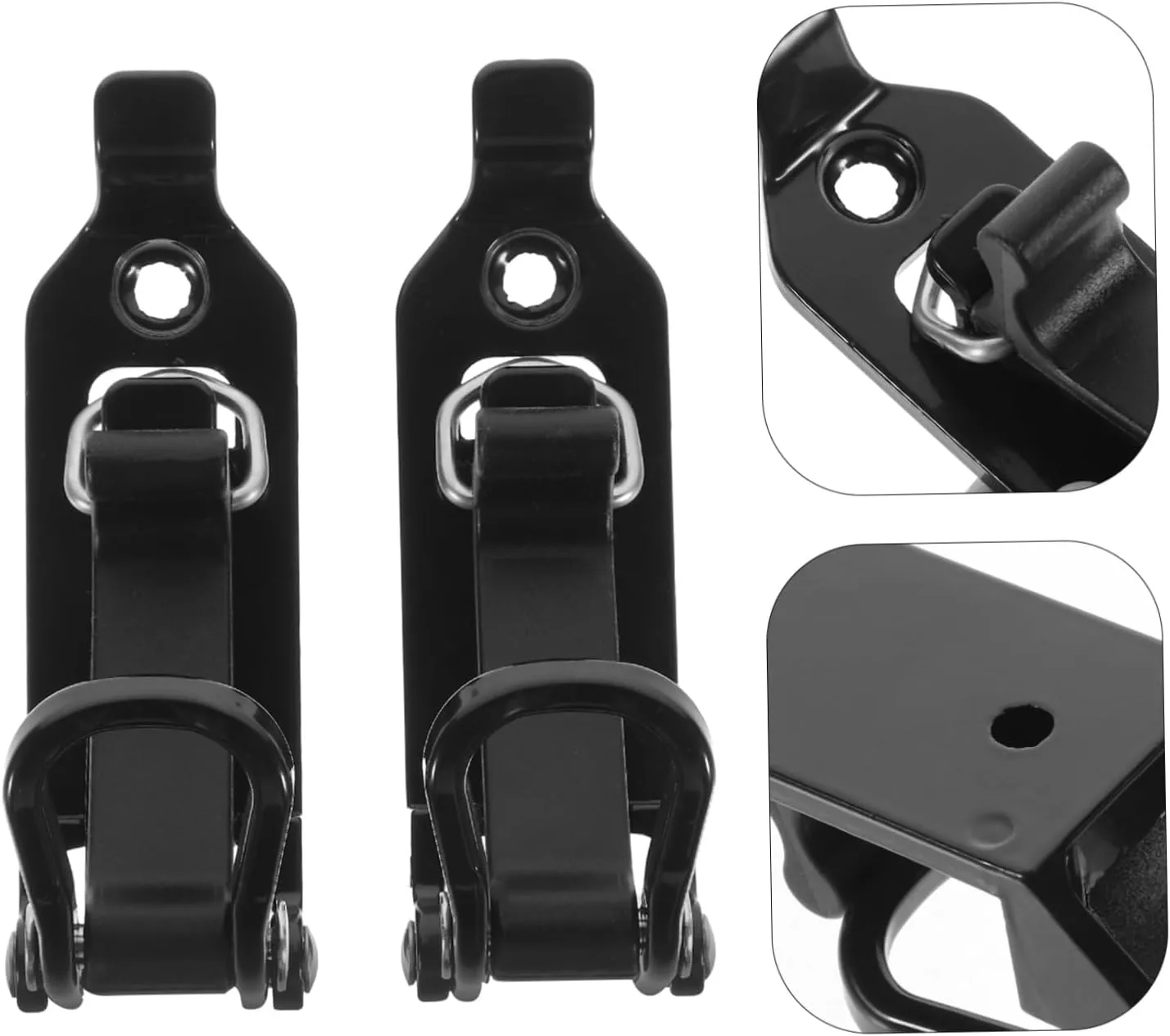 Happyyami 2pcs Automotive Shovel Mount Stand Car Shovel Holder Clamp for Roof Rack