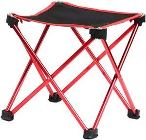 Happyyami Compact Folding Stool Portable Camping Chair Multipurpose Outdoor Stool for Fishing