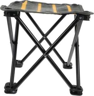 Happyyami Fishing Chair Camping Stool Compact Folding Seat 30x30x28cm for Outdoor Garden and Car Storage
