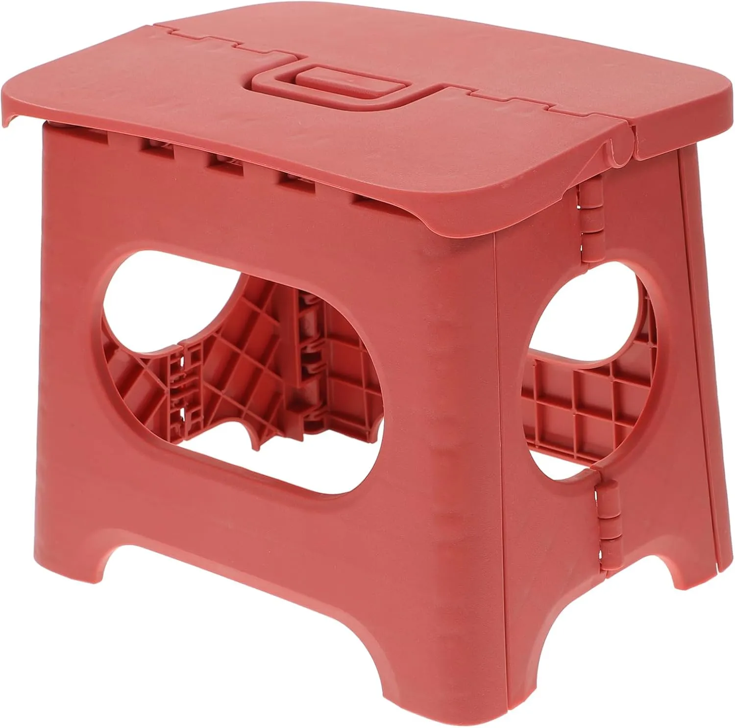 Happyyami Lightweight Plastic Stool Folding Chair for Outdoor Activities Compact Design for Easy Storage