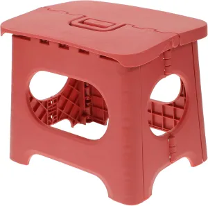 Happyyami Lightweight Plastic Stool Folding Chair for Outdoor Activities Compact Design for Easy Storage