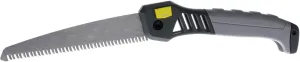 Hawk Wood Saw | Durable Corrosion-Resistant High Carbon Steel Folding Hand Saw for Tree Trimming | 7in Blade with 3 Opening Positions | Folds to 8.25in