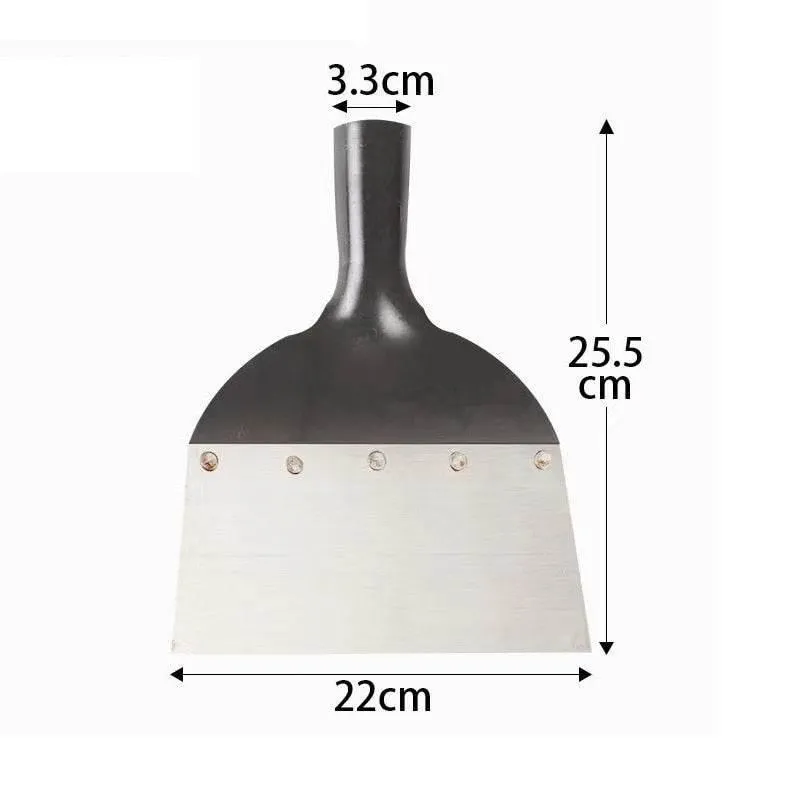 Heavy-Duty All-Steel Garden Shovel - Multifunctional Cleaning Tool