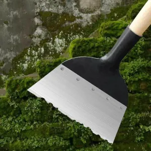 Heavy-Duty All-Steel Garden Shovel - Multifunctional Cleaning Tool
