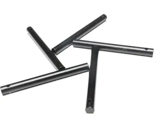 Heavy-Duty Classic 4 Inch Drilled Ferro Rods Flint and Steel Ferrocerium Rod with A Lanyard Hole for DIY Fire Starting Tools in Camping Emergency Hiking Fishing Bushcraft Survival