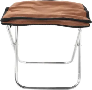 Hemoton Folding Portable Camping Stool Collapsible Foot Rest for Outdoor Activities Camping and Gardening