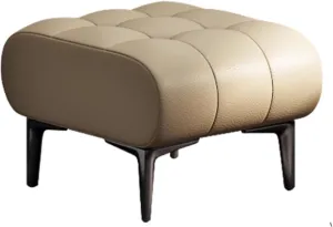 High End Leather Sofa Stool, Household Footrest Nordic Small Benc, Creative Solid Wood Doorway Change Shoe Bench, Imperial Concubine Footstool, for Living Room, Bedr A