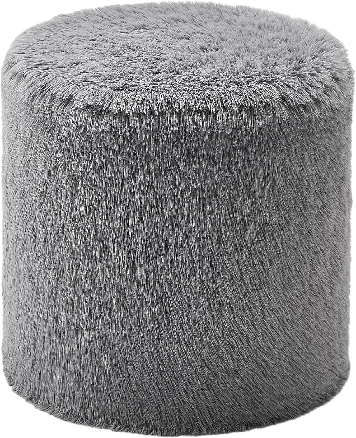 Hobestluk Bean Bag Chairs Ottoman for Adults Bean Bag Chair Footrest Foam Filled Ottoman of BeanBag Footstool of Lazy Sofa for Bedroom, Living Room, Apartment (Small, Grey)