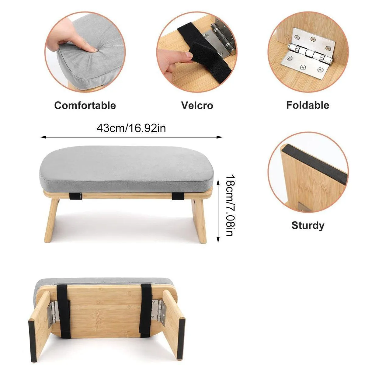 Home Yoga Meditation Stool Comfortable Floor Seating Cushion Relaxation Chair