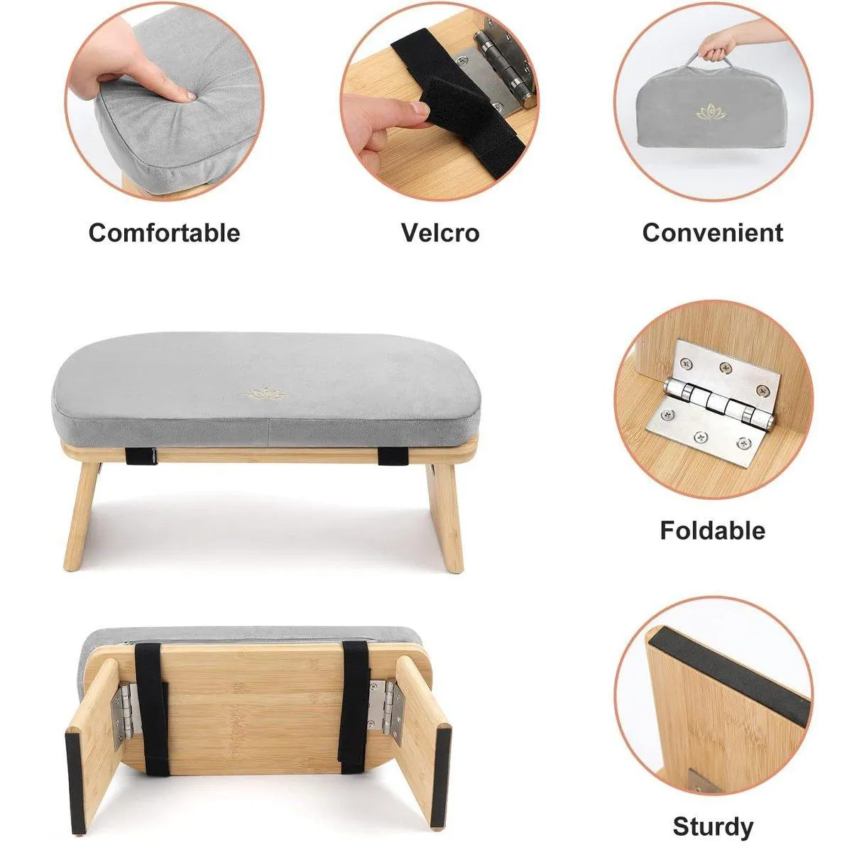 Home Yoga Meditation Stool Comfortable Floor Seating Cushion Relaxation Chair