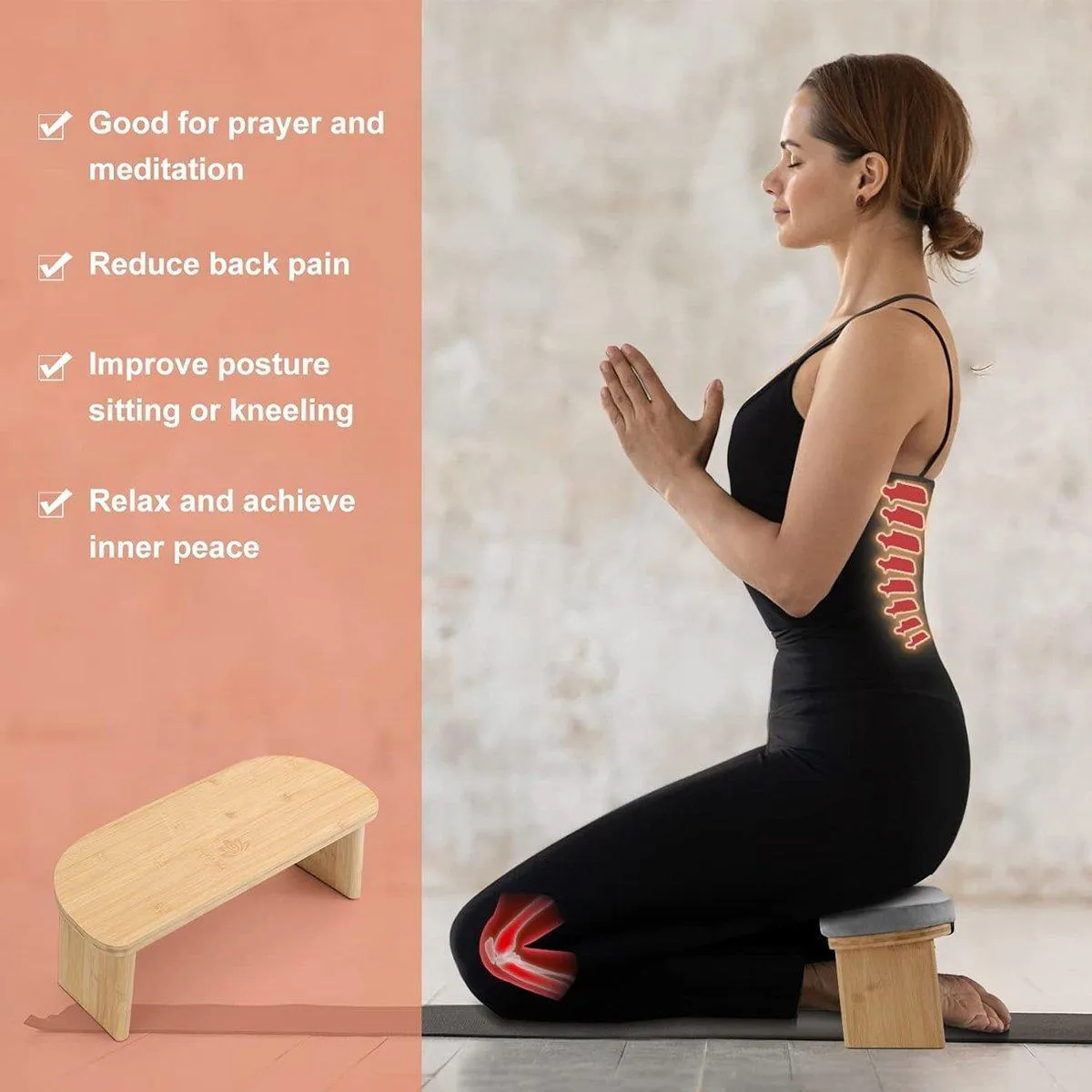 Home Yoga Meditation Stool Comfortable Floor Seating Cushion Relaxation Chair