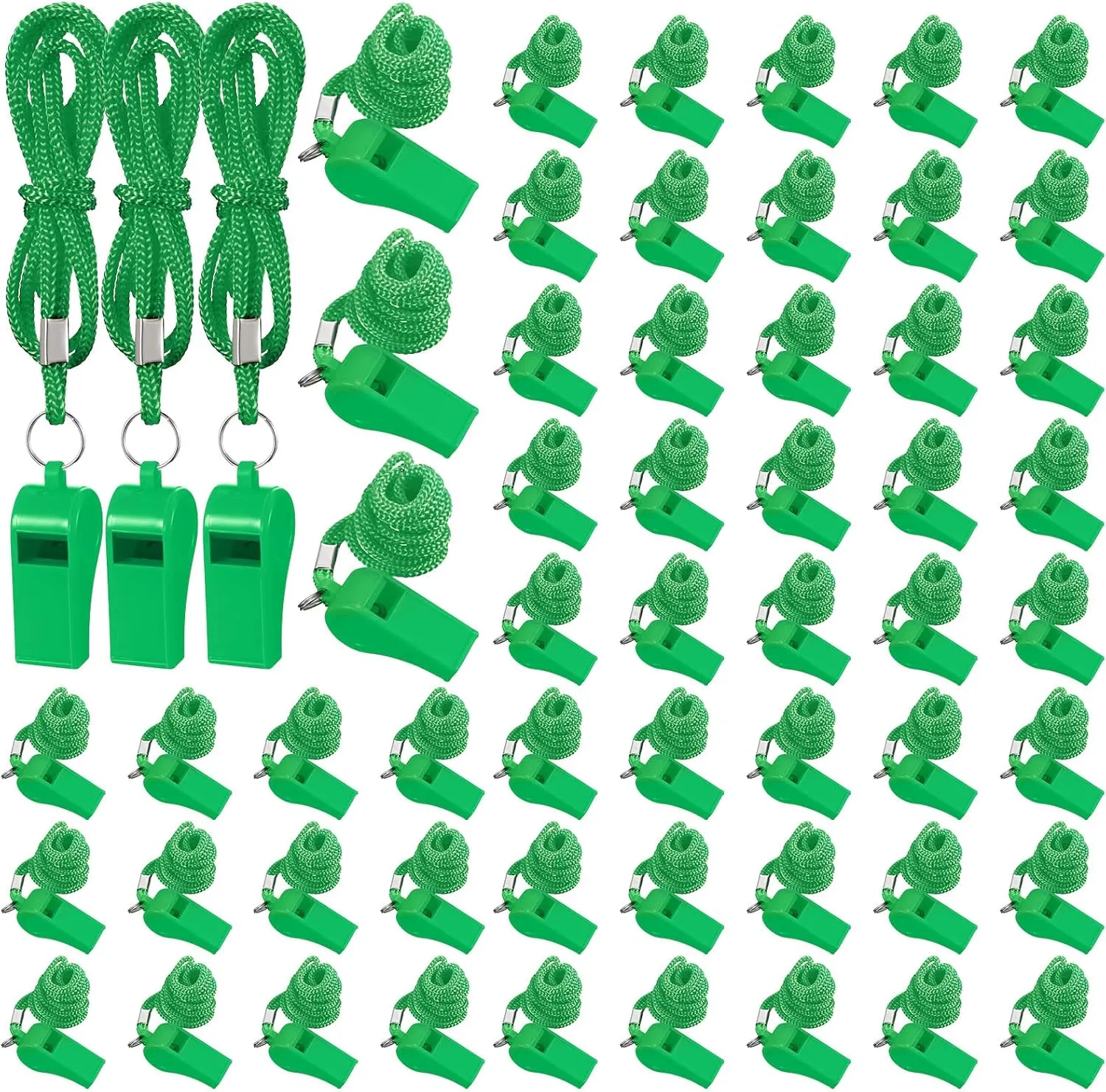 Honoson Whistle for Adults with Lanyard Plastic Safety Emergency Whistle Survival Loud for Lifeguard Coaches Hiking Outdoor Camping Accessories