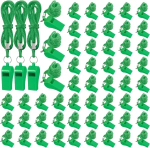 Honoson Whistle for Adults with Lanyard Plastic Safety Emergency Whistle Survival Loud for Lifeguard Coaches Hiking Outdoor Camping Accessories