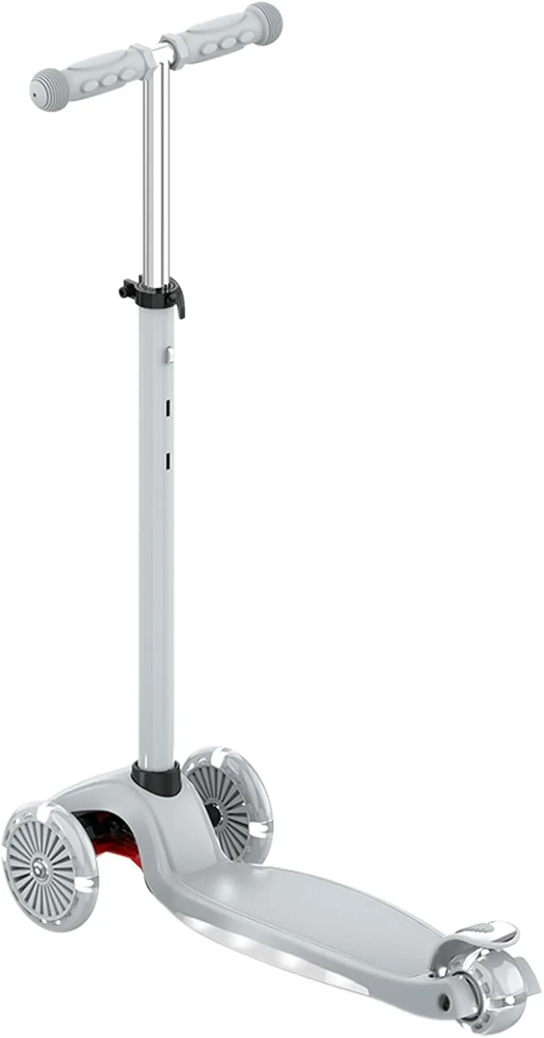 Hover-1 Scout Folding Kick Scooter for Kids with Multicolor Wheel Lights, 4.8” Front Wheels, Rear Foot Brake, and 110 LB Weight Capacity