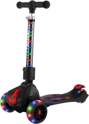 Hover-1 Ziggy Folding Kick Scooter for Kids (5  Year Old) | Features Lean-to-Turn Axle, Solid PU Tires & Slim-Design, 110 LB Max Load Capacity, Safe