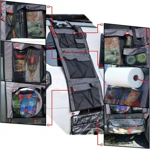 HTTMT - HANG-N-HAUL Storage Bag Organizer For Camping Home Office Picnic Waterproof Hanging Cargo One-Piece Bag W21" x H50" [Item Number: ET-BAG001]
