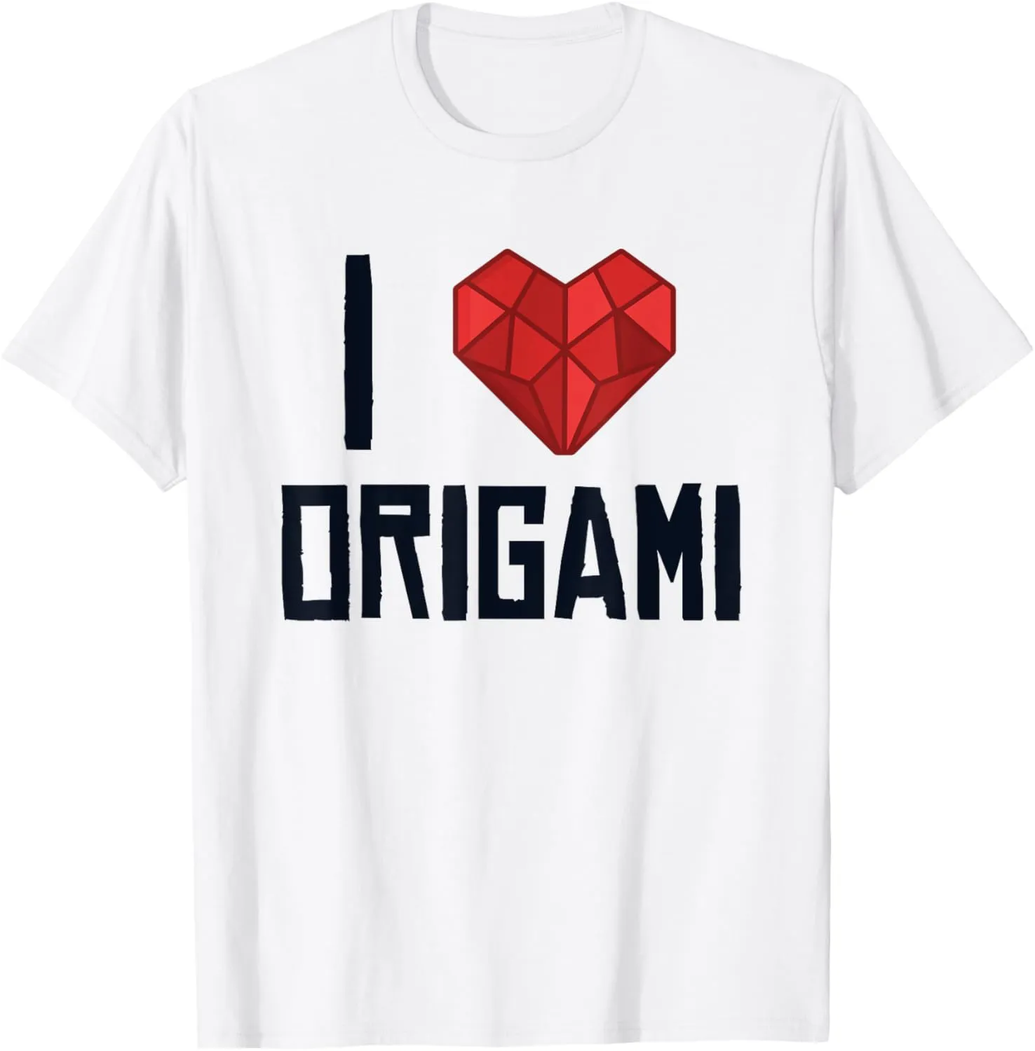 I love Origami Paper Crane Folding Owl Master Origami T-Shirt