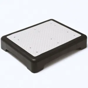 Indoor Outdoor Step Stool, 3-1/2” Portable Step Riser, Non-Slip Mobility Step Platform for Elderly & Disabled, Half Step for Stairs, Cars, Bed, Chair, Shower - Max Hold Up to 450 Lbs(White).