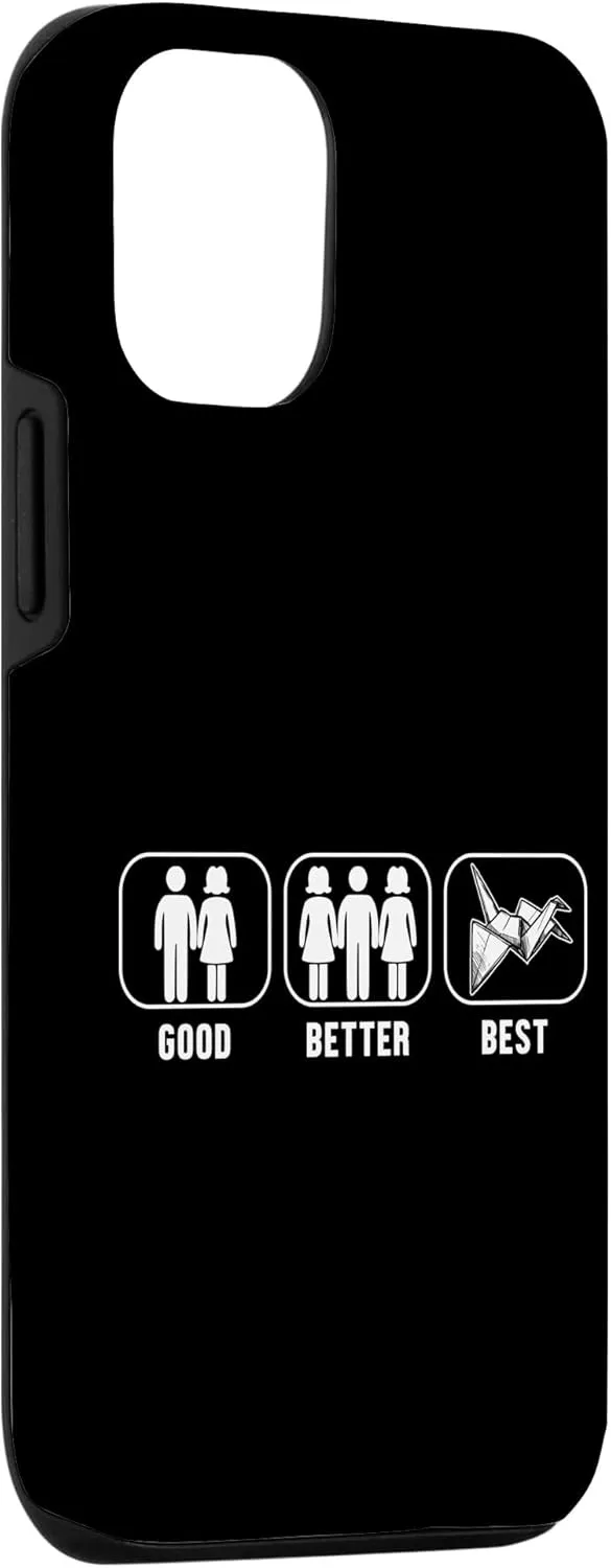 iPhone 13 Good Better Best Origami Owl Paper Crane Folding Origami Case