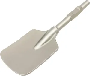 Jack Hammer Bits, Hex Shank Shovel Spade Chisel Bits Shovel Bit for Electric Demolition Jack Hammer 17.3 x 5.3in Clay Spade Bit for Electric Jackhammer for Construction, Trenching, Landscaping