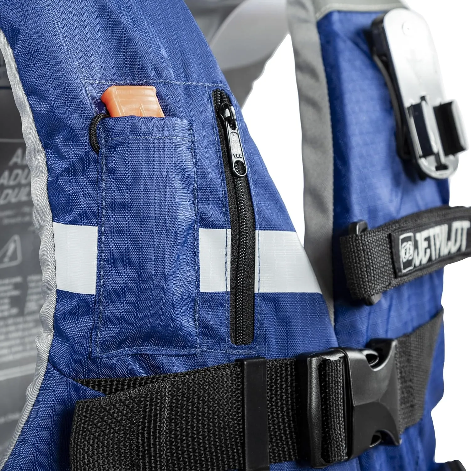 Jet Pilot - L.R.E. Navigator Nylon CGA Utility Vest - Coast Guard Approved Personal Flotation Device - Water Sports Life Vest