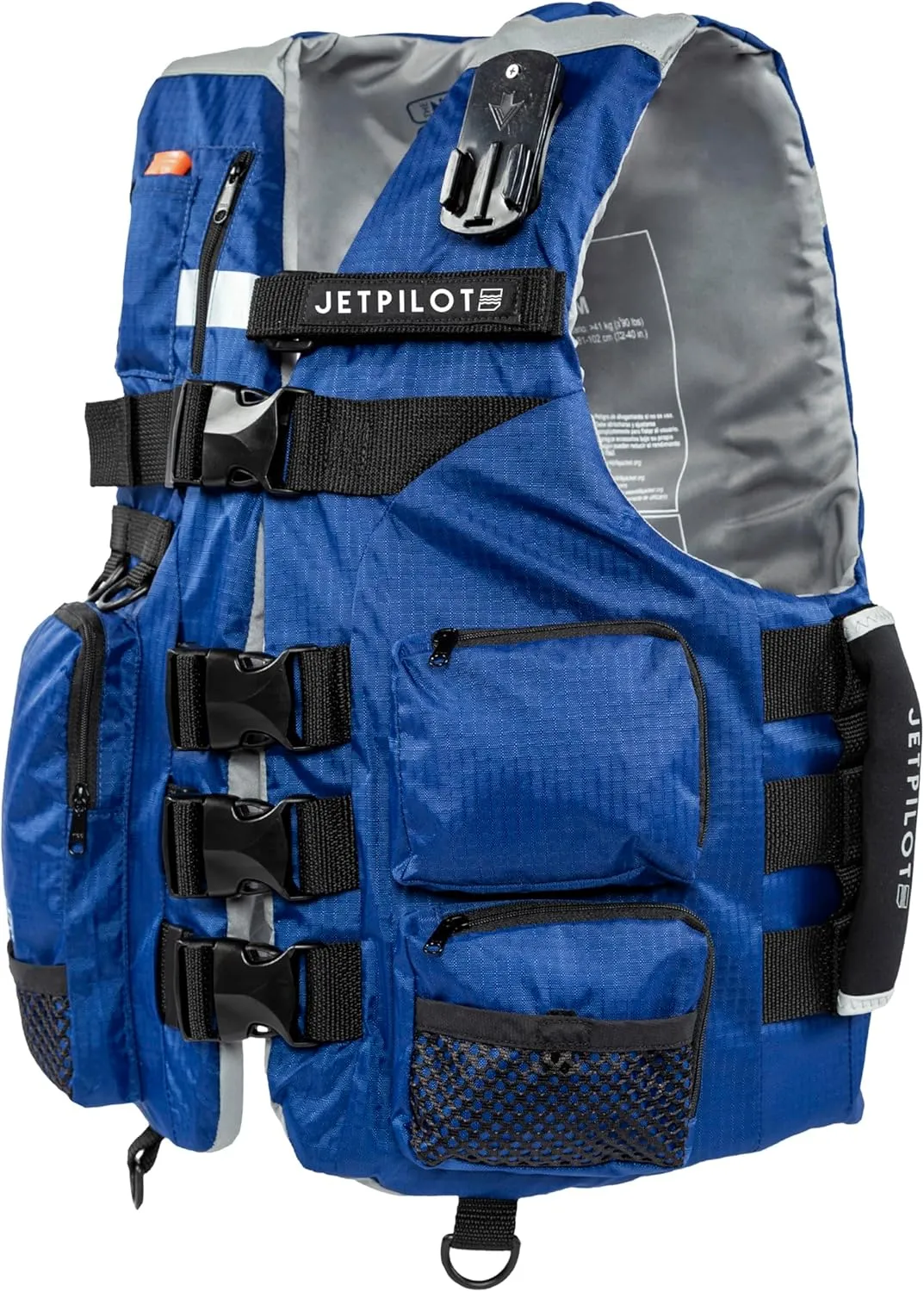 Jet Pilot - L.R.E. Navigator Nylon CGA Utility Vest - Coast Guard Approved Personal Flotation Device - Water Sports Life Vest