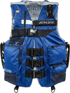 Jet Pilot - L.R.E. Navigator Nylon CGA Utility Vest - Coast Guard Approved Personal Flotation Device - Water Sports Life Vest