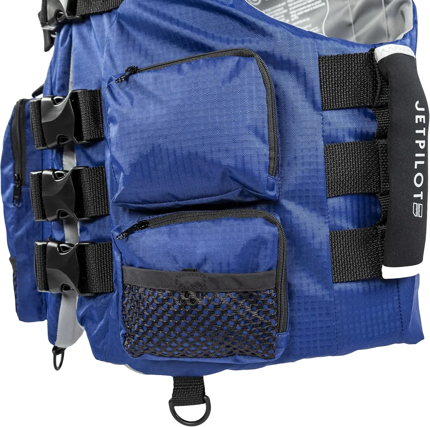 Jet Pilot - L.R.E. Navigator Nylon CGA Utility Vest - Coast Guard Approved Personal Flotation Device - Water Sports Life Vest